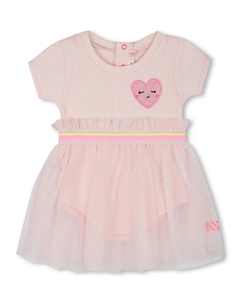 Платье с аппликацией, розовый Billieblush