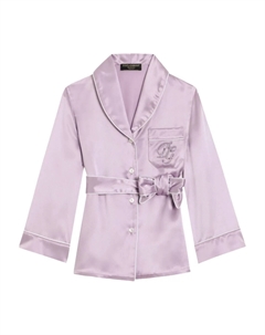 Топ пижамный Kids сатиновый, фиолетовый Dolce&gabbana