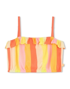 Топ в полоску, оранжевый Billieblush
