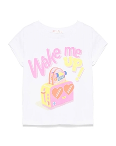 Футболка с графичным принтом, белый Billieblush