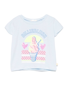 Футболка с принтом, синий Billieblush