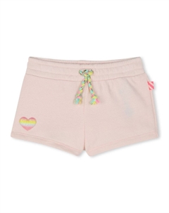 Шорты с нашивкой, розовый Billieblush