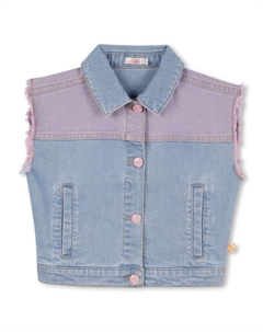 Жилет с пайетками, синий Billieblush