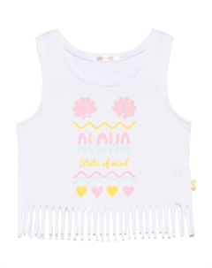 Футболка с графичным принтом, белый Billieblush