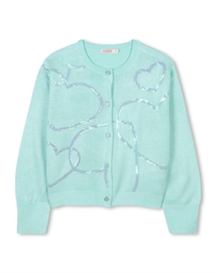 Кардиган с пайетками, синий Billieblush