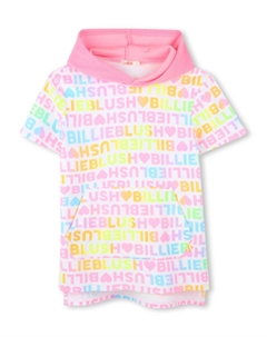 Платье с логотипом, белый Billieblush