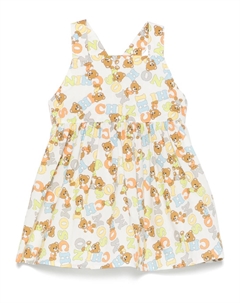 Платье с принтом Teddy Bear, белый Moschino kids