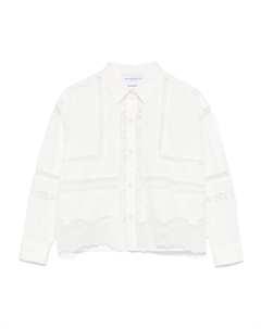 Junior рубашка с кружевом, белый Ermanno scervino