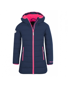 Пальто Girl's Stavanger Coat, цвет Navy/Pink Trollkids