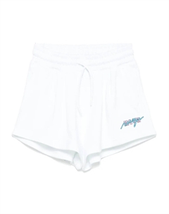 Детские хлопковые спортивные шорты MSGM, белый Msgm kids