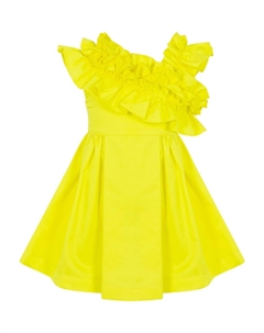 Платье с оборками, желтый Lapin house