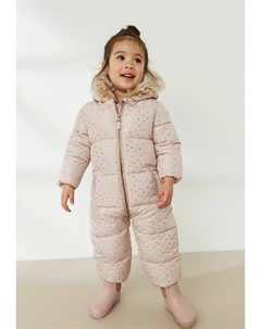 Комбинезон зимний SHOWER RESISTANT FOIL SPOT PRINTED SNOWSUIT, бежевый Next