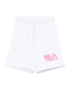 Детские шорты с логотипом MSGM, белый Msgm kids