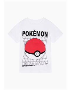 Футболка с принтом NKMMANIANDER POKEMON SKY UNISEX, цвет bright white Name it