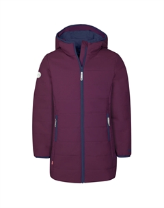 Пальто Girl's Stavanger Coat, цвет Plum/Navy Trollkids