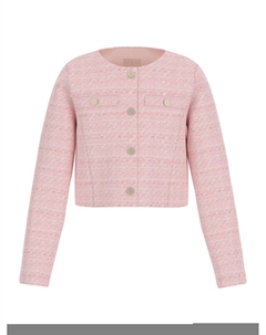 Guess детский твидовый пиджак, розовый Guess kids