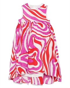 Платье с графическим принтом, розовый Pucci junior