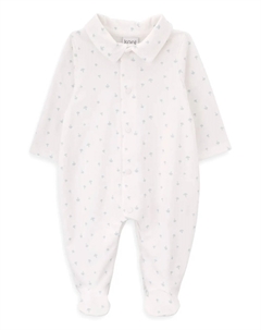 Пижама с принтом «Узелок грибов», белый Knot