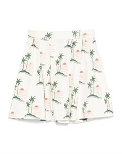 Юбка с графичным принтом, белый The animals observatory