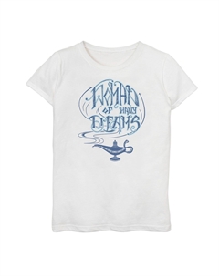 Футболка с рисунком «Женщина многих мечтаний» Disney's Aladdin для девочек 7–16 лет, белый Licensed character