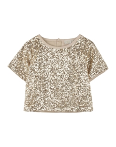 Блузка с пайетками, золотой Michael kors kids
