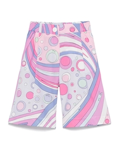 Брюки с принтом Fontane, розовый Pucci junior