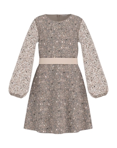 Детское платье с пайетками, серый Guess kids