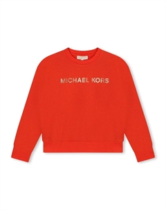 Джемпер с логотипом, красный Michael kors kids