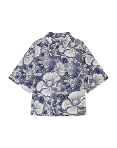 Поплиновая рубашка, синий Bonpoint