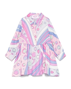 Платье с принтом Fontane, розовый Pucci junior