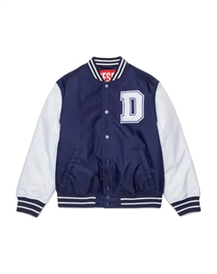 Kids бомбер с логотипом, синий Diesel