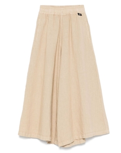 Льняные брюки, нейтральный цвет Aspesi kids