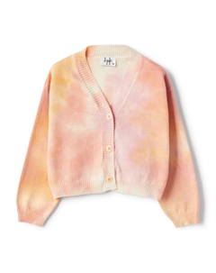 Кардиган из хлопка, розовый Il gufo