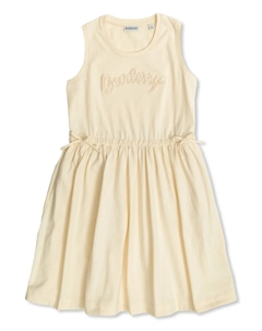 Платье с логотипом Kids, нейтральный Burberry