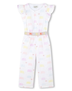 Комбинезон с логотипом, белый Sonia rykiel enfant