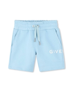 Kids спортивные шорты с логотипом, синий Givenchy