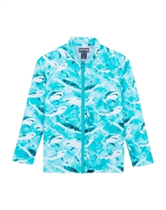 Рашгард Requins на молнии, синий Vilebrequin kids