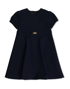 Платье Kids с мотивом «Медуза», синий Versace