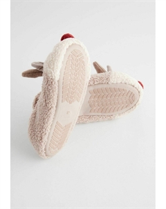 Тапочки REINDEER, коричневый Next