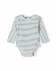 Боди 3 PACK LONG SLEEVE, светло-голубой Minoti