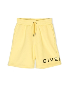 Kids шорты с логотипом 4G, желтый Givenchy