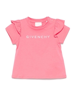 Kids футболка с логотипом, розовый Givenchy