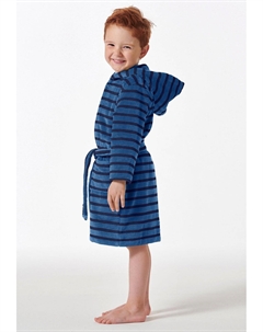 Халат, синий Schiesser