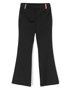 Расклешенные брюки чинос, черный Pucci junior