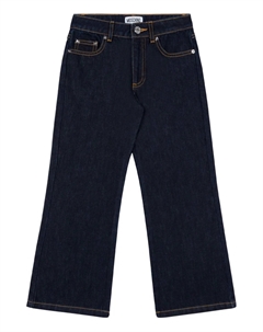 Джинсы прямого кроя, синий Moschino kids