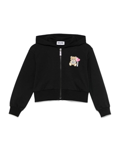 Худи с принтом Teddy Bear, черный Moschino kids