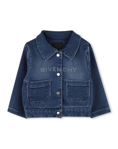 Kids джинсовый кардиган, синий Givenchy