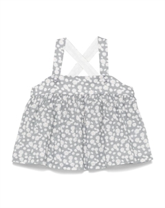 Топ с цветочным принтом, серый Il gufo