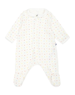 Комплект из комбинезона и игрушки, белый Petit bateau