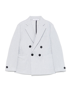 Paolo Pecora Детский блейзер в полоску, синий Paolo pecora kids